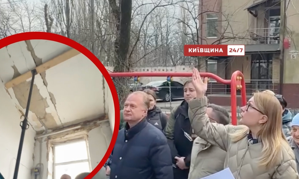 Сніг і негода нищили хрущовку всю зиму: на Дорогожичах терміново рятують пошкоджений будинок